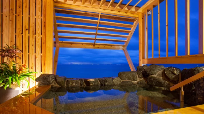 プライベートな空間で洲本温泉をお楽しみいただける貸切露天風呂